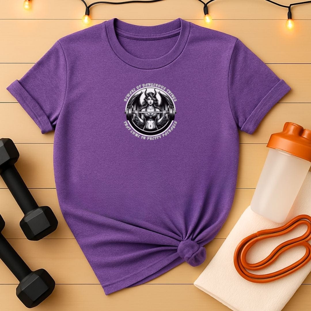 Dangerous Things in Pretty Packages Gargoyle Gym T-Shirt