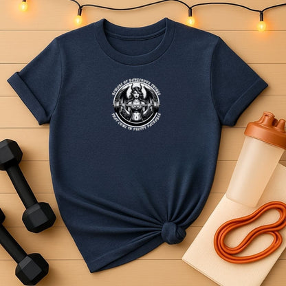 Dangerous Things in Pretty Packages Gargoyle Gym T-Shirt