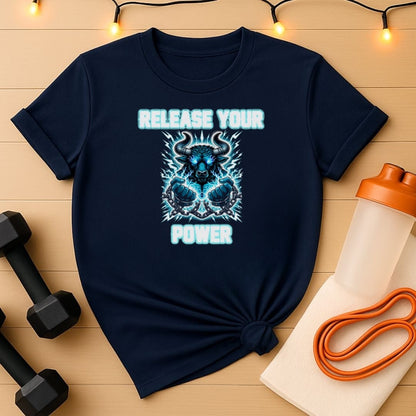 Release Your Power Minotaur  Unisex Gym Tee