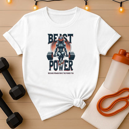 Women's  Beast Power Gym T-Shirt