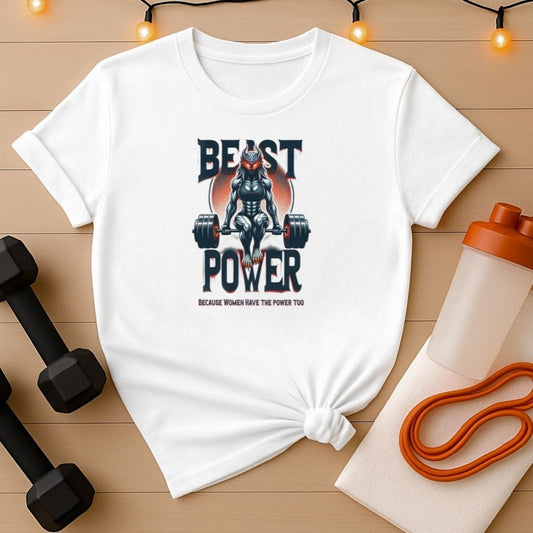 Women's  Beast Power Gym T-Shirt