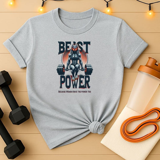 Women's  Beast Power Gym T-Shirt