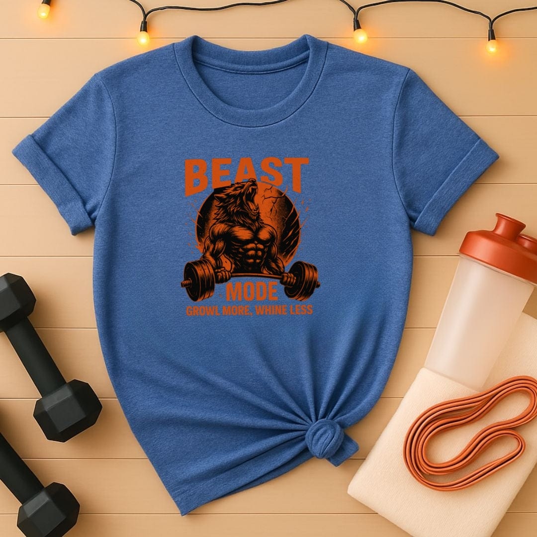 Beast Mode Dark Moon Rising Gym T-Shirt