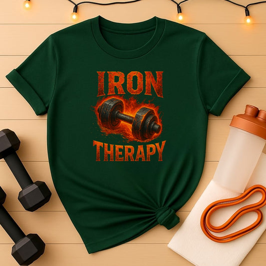 Iron Therapy - Dumbbell Edition Strength Training Tee