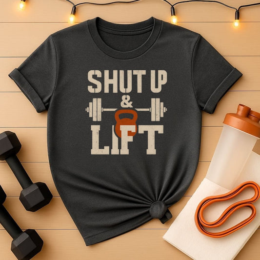 Shut Up & Lift Shirt Strength Training Tee