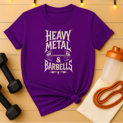 Heavy Metal & Barbells Unisex Tee - Lightning Bolt Edition