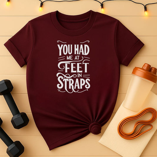 Feet In Straps Pilates T-Shirt