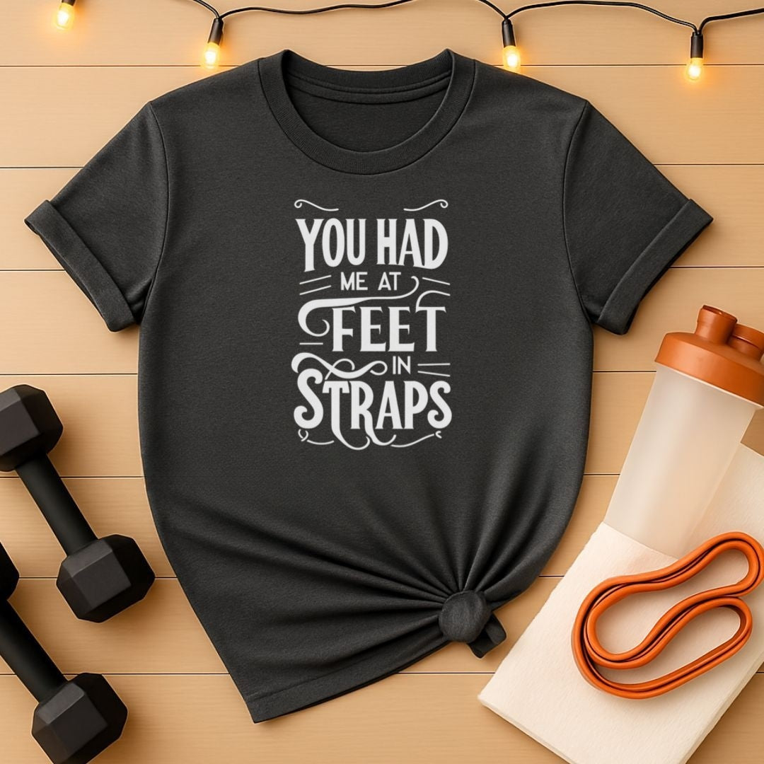 Feet In Straps Pilates T-Shirt