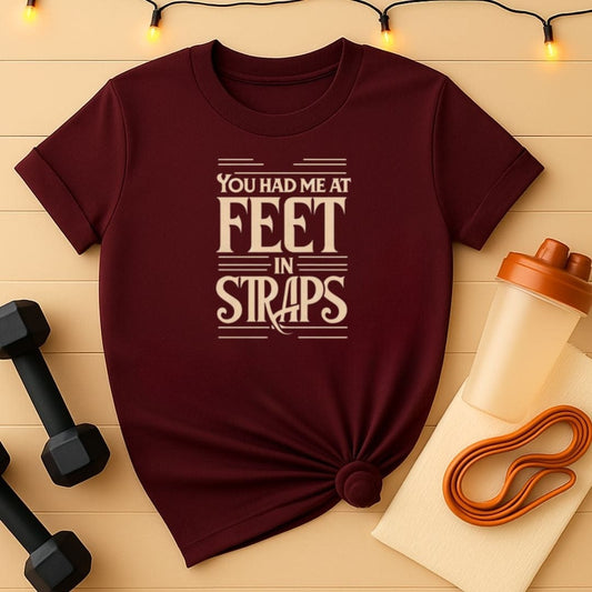 Feet In Straps Pilates T-Shirt – Classic