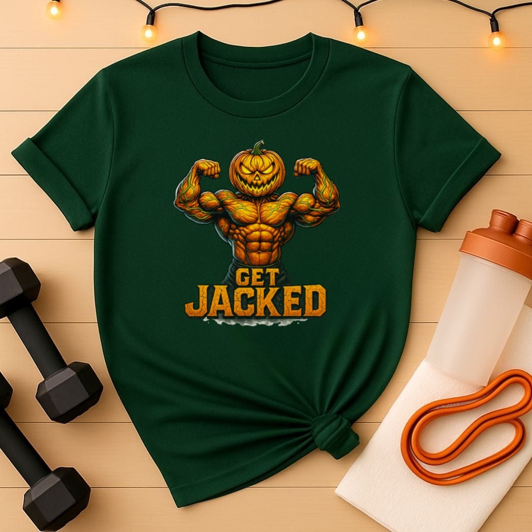 Get Jacked Halloween Muscle Gym Shirt