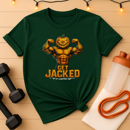Get Jacked Halloween Muscle Gym Shirt