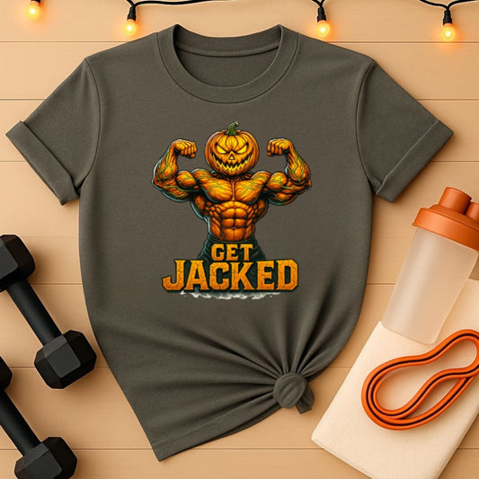 Get Jacked Halloween Muscle Gym Shirt