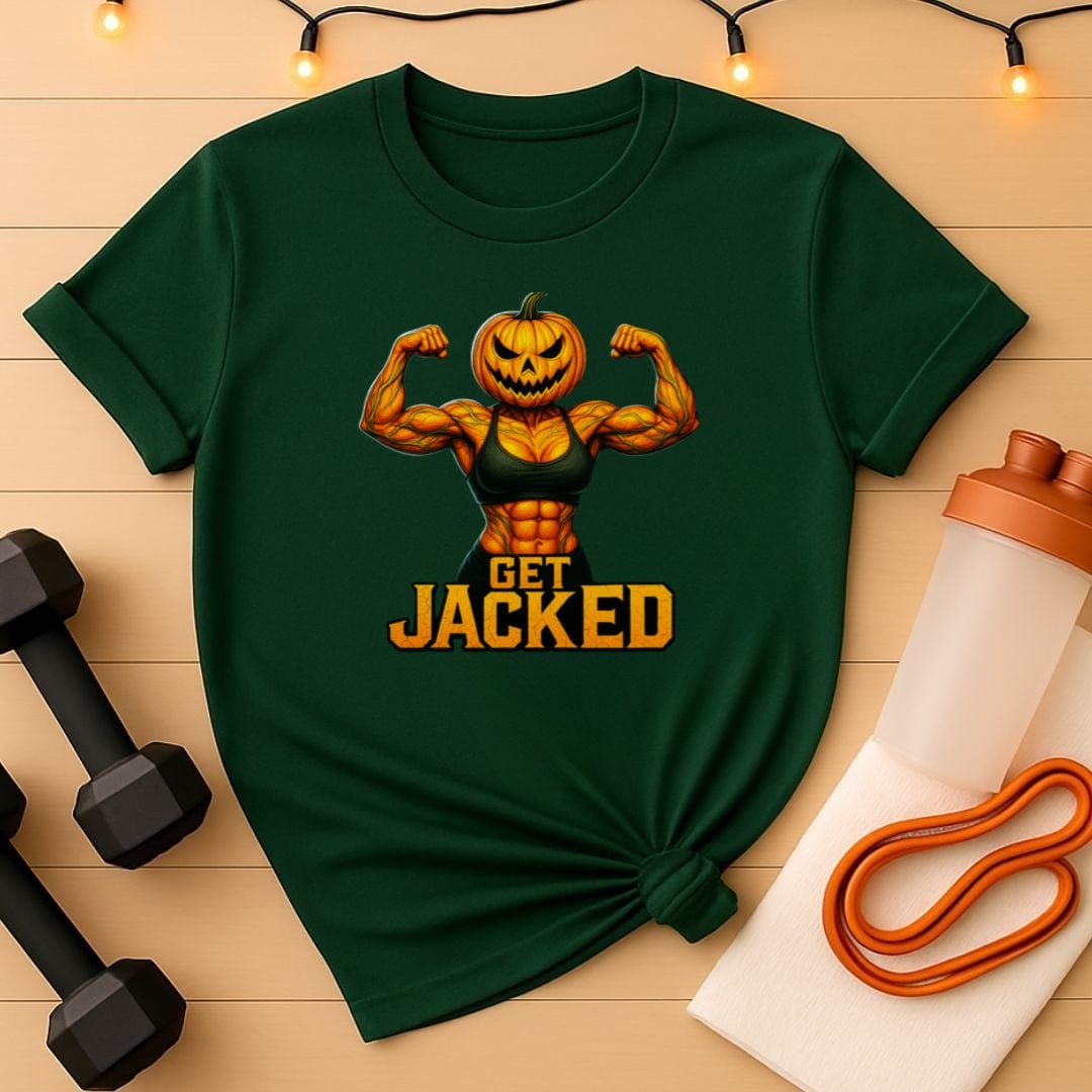 Get Jacked Women's Halloween Gym Tee