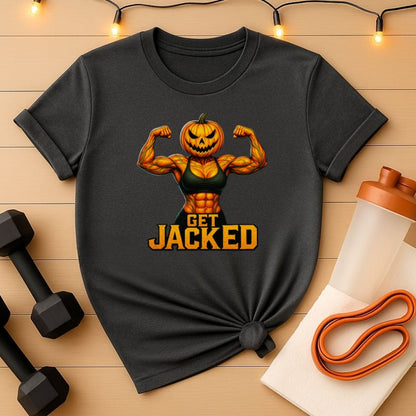 Get Jacked Women's Halloween Gym Tee