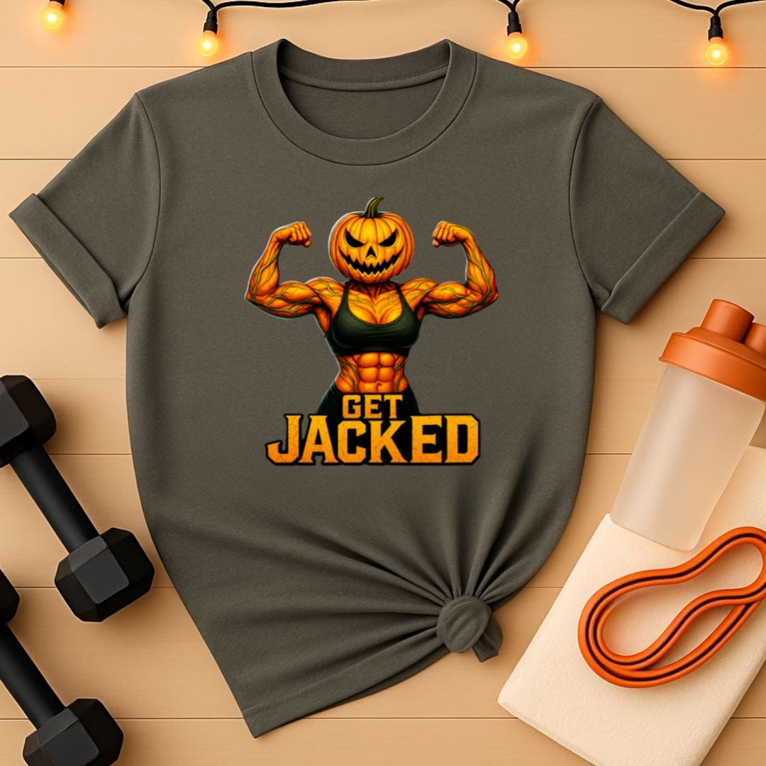 Get Jacked Women's Halloween Gym Tee
