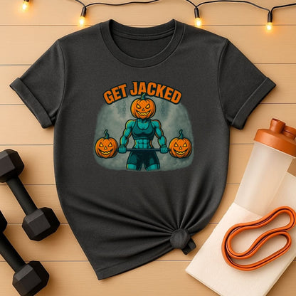 Women's Get Jacked Halloween Barbell Tee