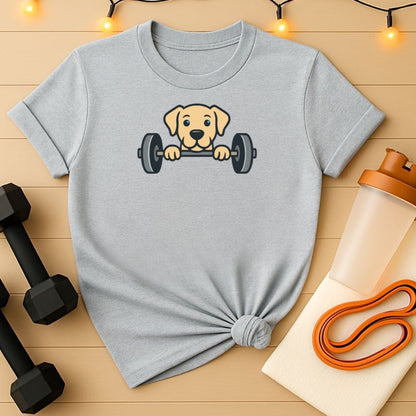 Peekaboo Gym Dog T-Shirt 🐾 Workout Tee for Dog Owners