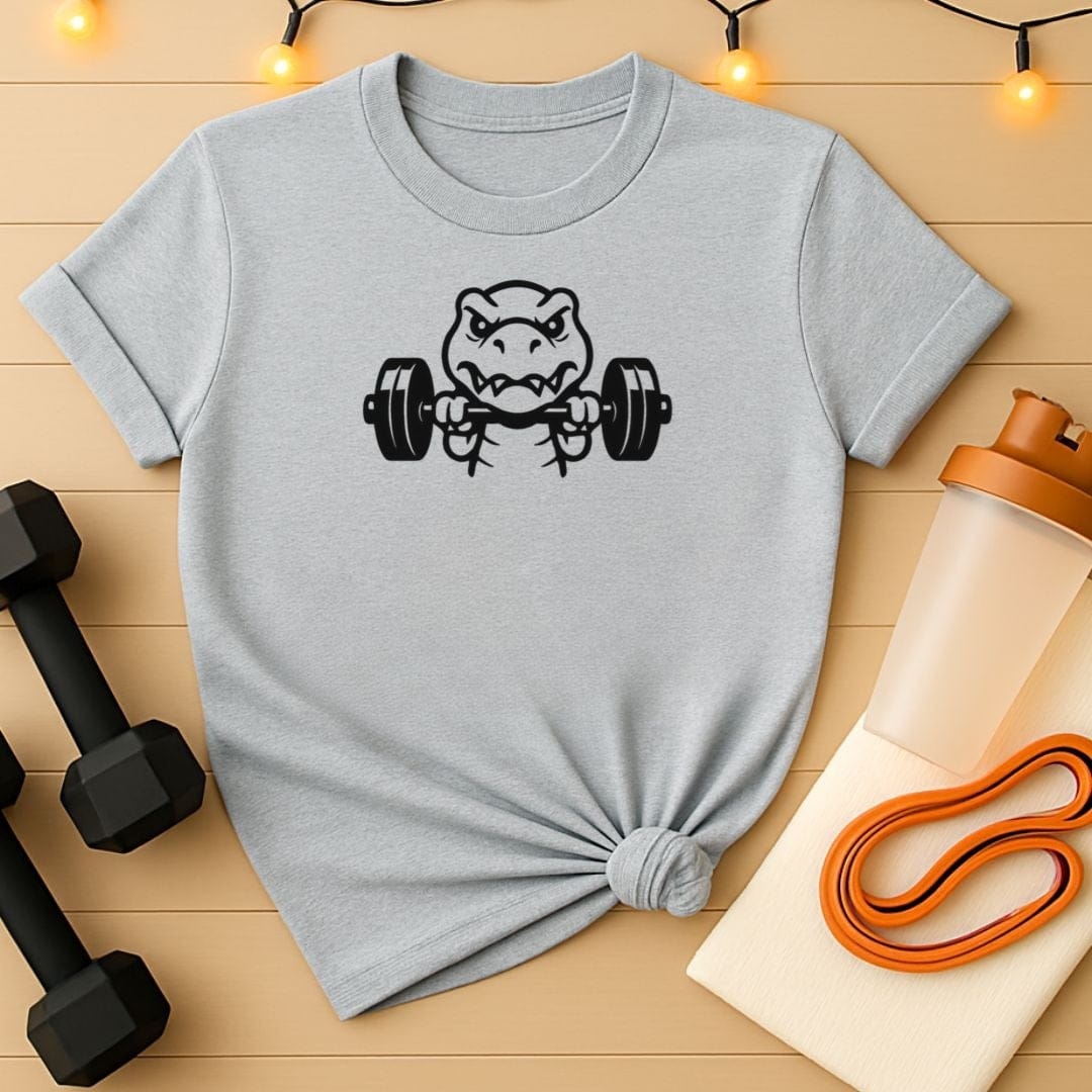 Peekaboo Gym Dino Unisex Tee -  Lift like a beast