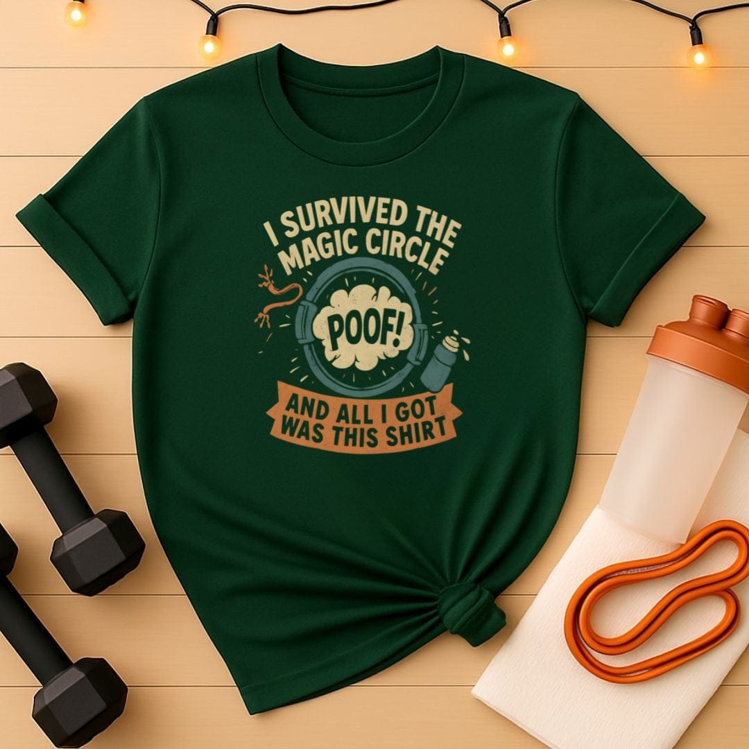 I Survived the Magic Circle T-Shirt - Pilates Chaos