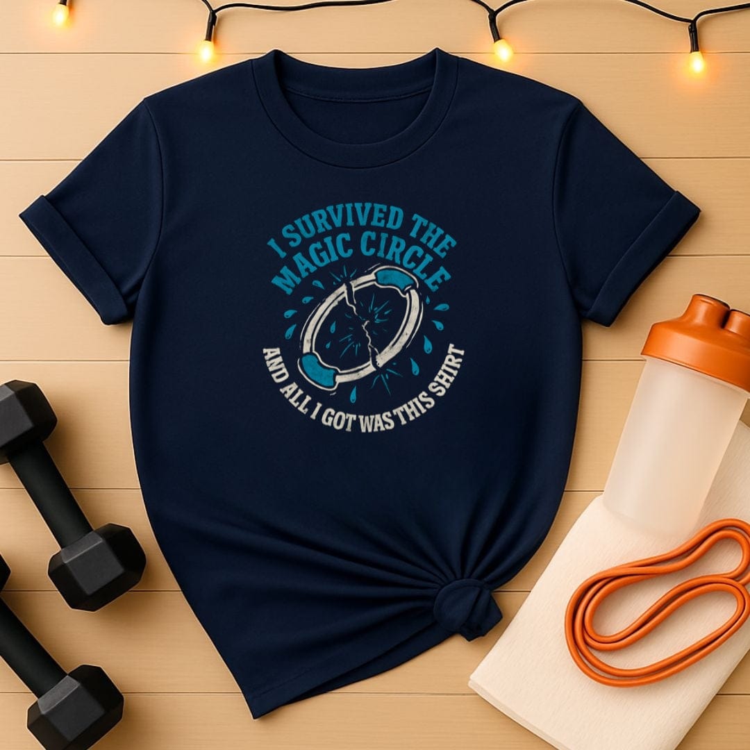 I Survived the Magic Circle T-Shirt  - Stress Cracks