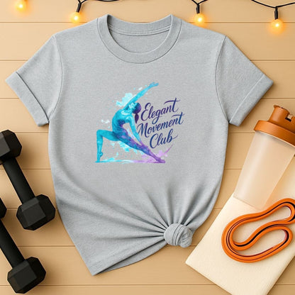 Elegant Movement Club Watercolor Splash Pilates T-Shirt