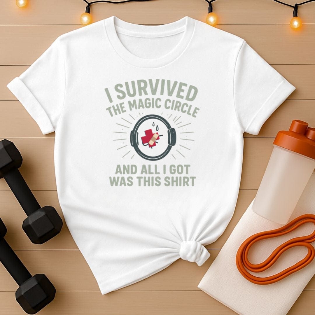 I Survived The Magic Circle Pilates T-Shirt  - Red Cross Edition