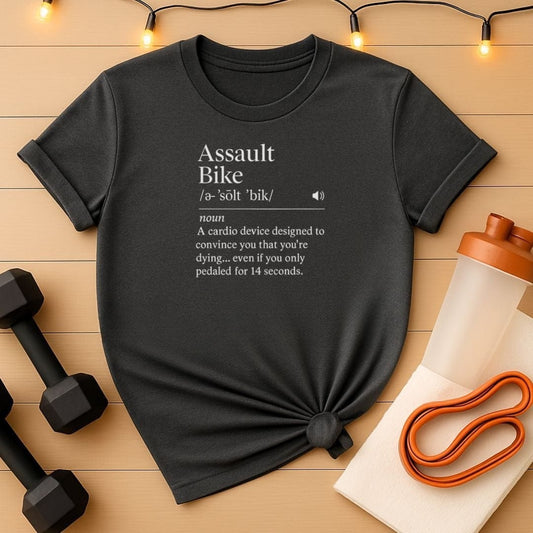 Assault Bike Funny Definition T-Shirt