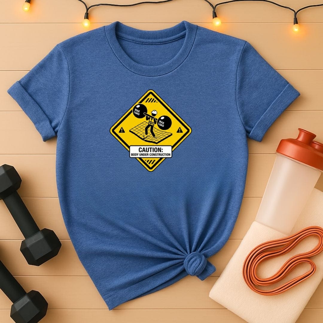 Body Under Construction Caution Gym T-Shirt