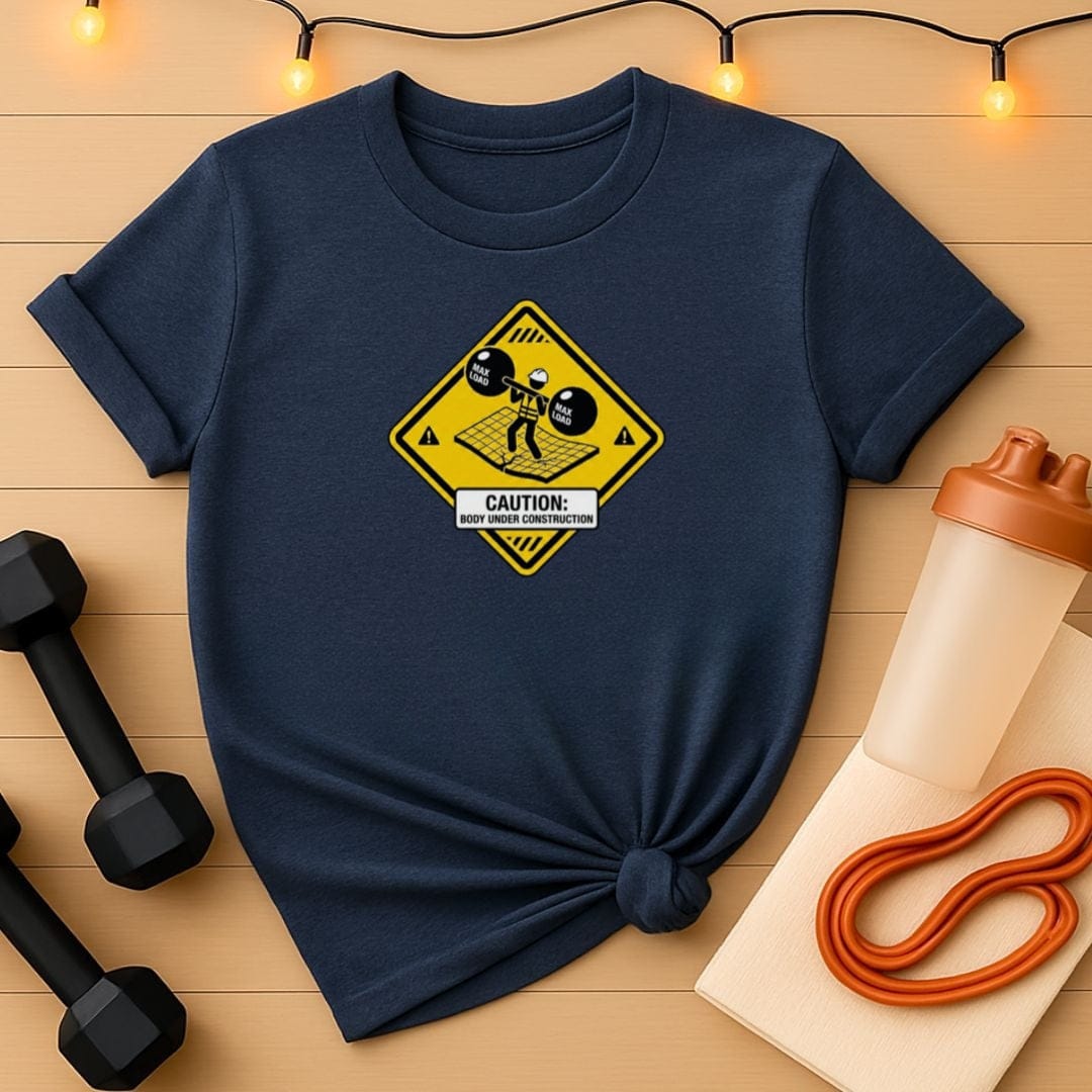 Body Under Construction Caution Gym T-Shirt