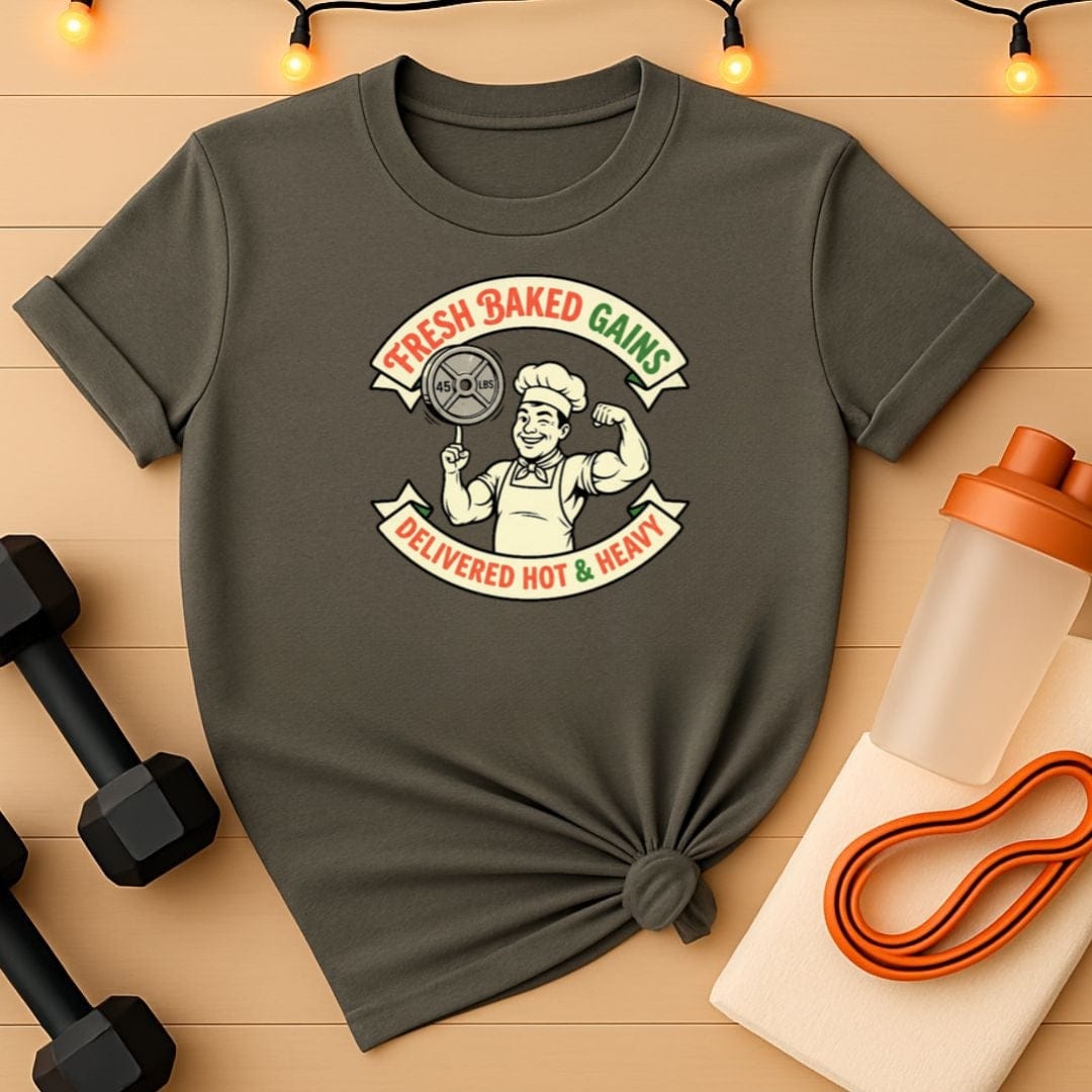 Fresh Baked Gains Gym T-Shirt