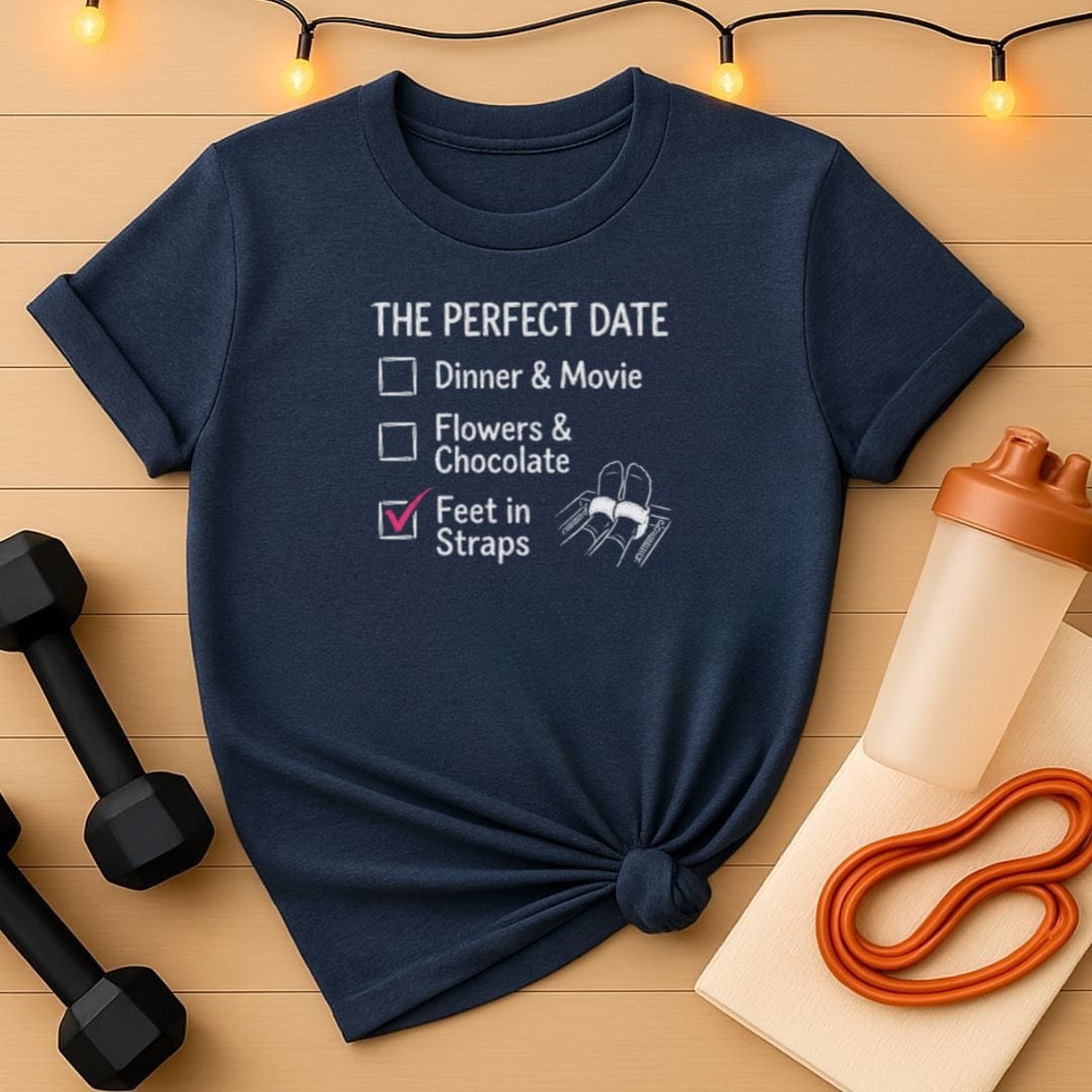 Feet in Straps Date Night Pilates T-Shirt