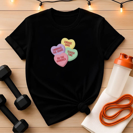 Pilates Candy Heart T-Shirt