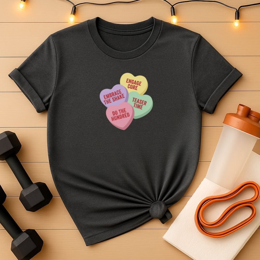 Pilates Candy Heart T-Shirt