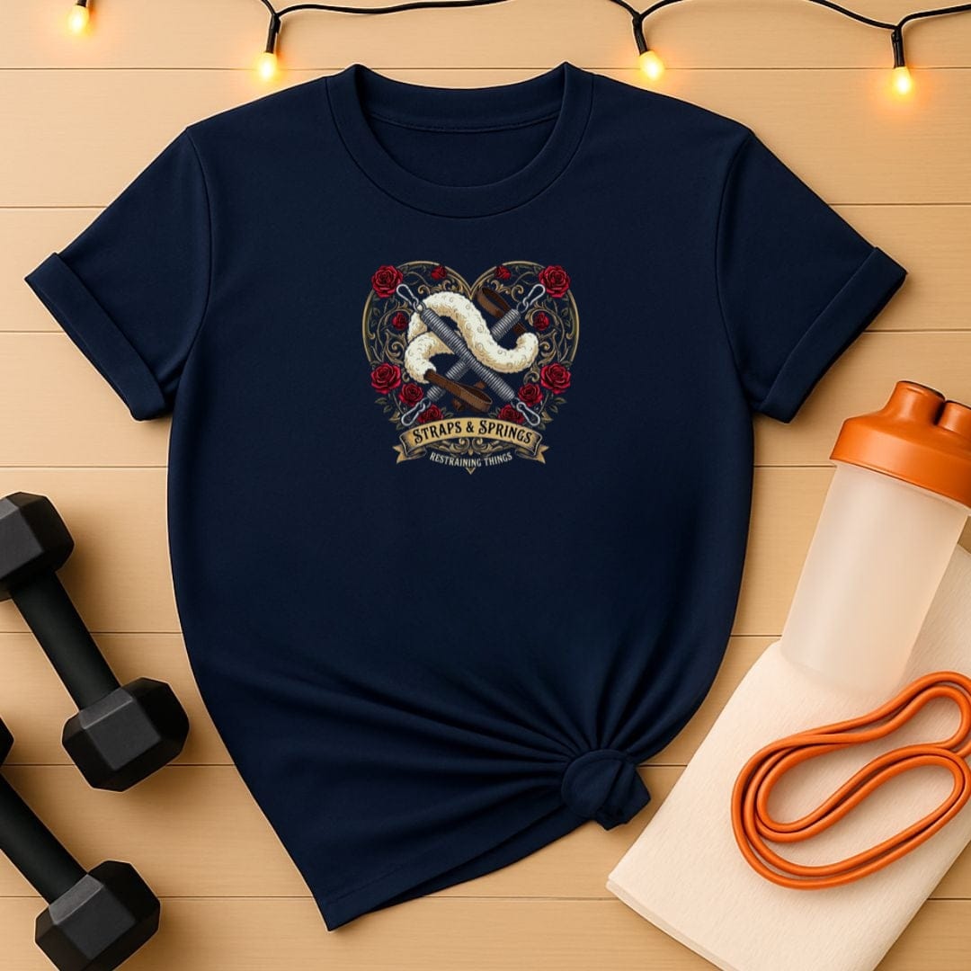 Straps & Springs Restraining Things Pilates T-Shirt
