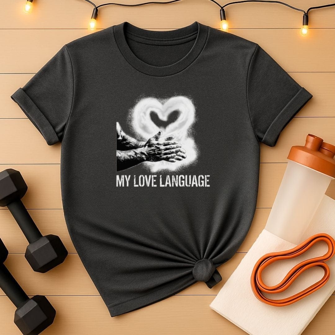Chalk Hands Love Language Valentine T-Shirt
