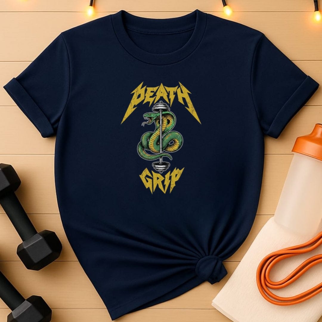 Death Grip Snake Barbell T-Shirt