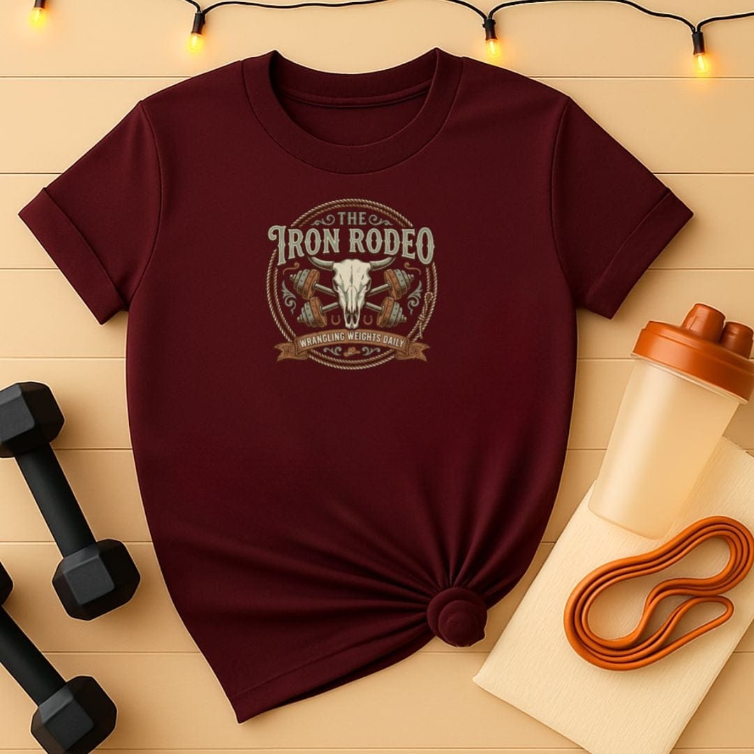 Iron Rodeo Bull Skull T-Shirt