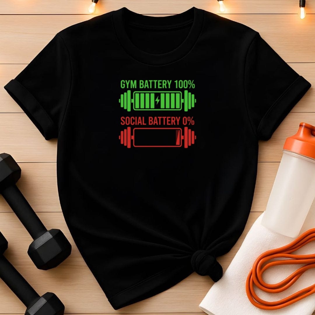 Gym Battery 100% Iron T-Shirt