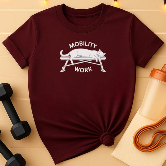 Mobility Work Cat T-Shirt