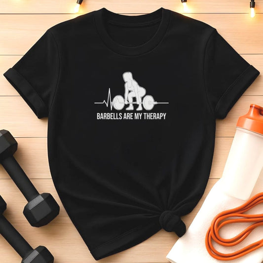 Barbells Are My Therapy Women's Gym T-Shirt
