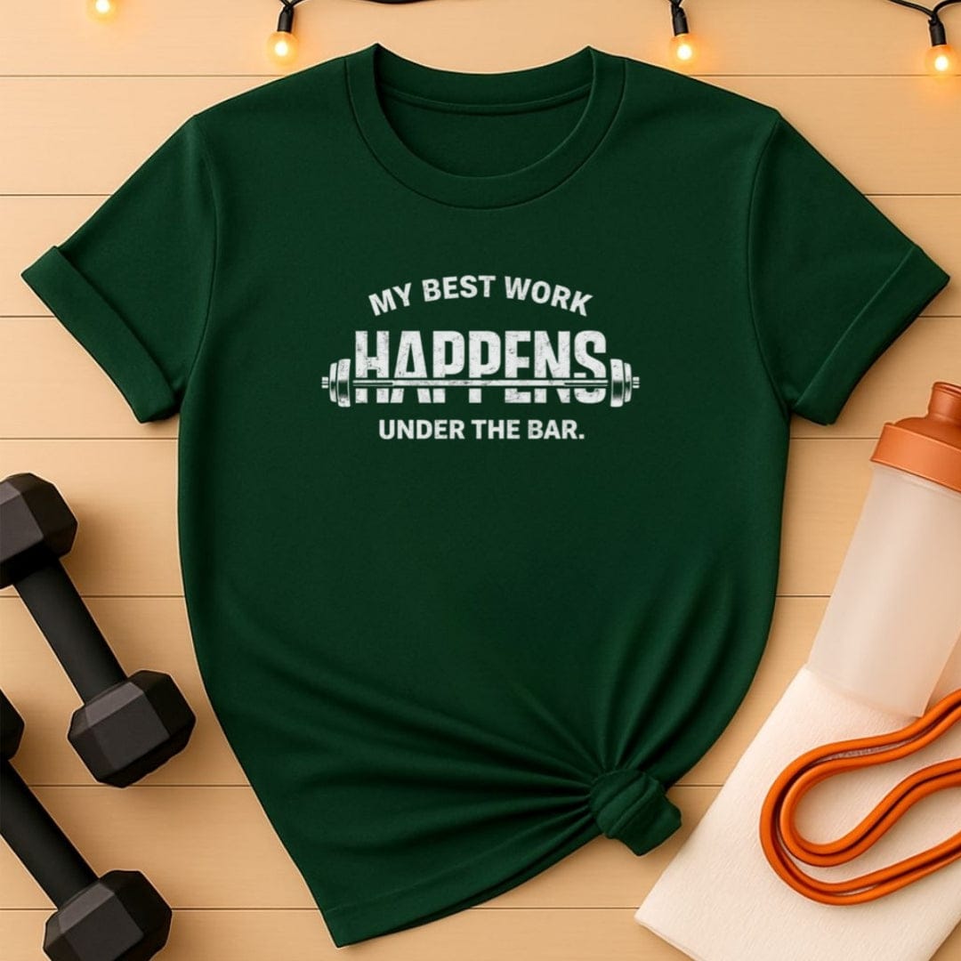 My Best Work Happens Under the Bar T-Shirt