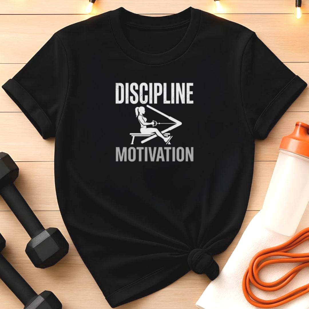 Discipline Greater Than Motivation – Women’s Gym T-Shirt