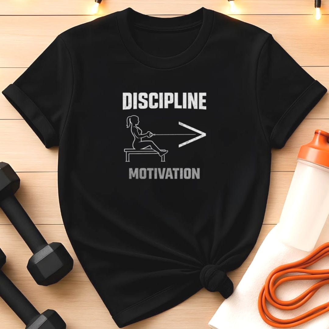 Discipline >  Motivation – Female Line Art T-Shirt