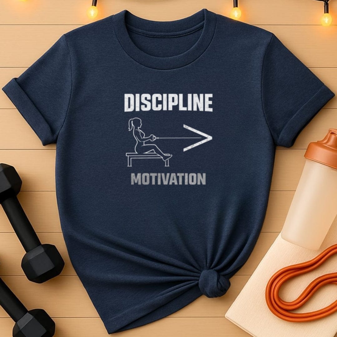 Discipline >  Motivation – Female Line Art T-Shirt