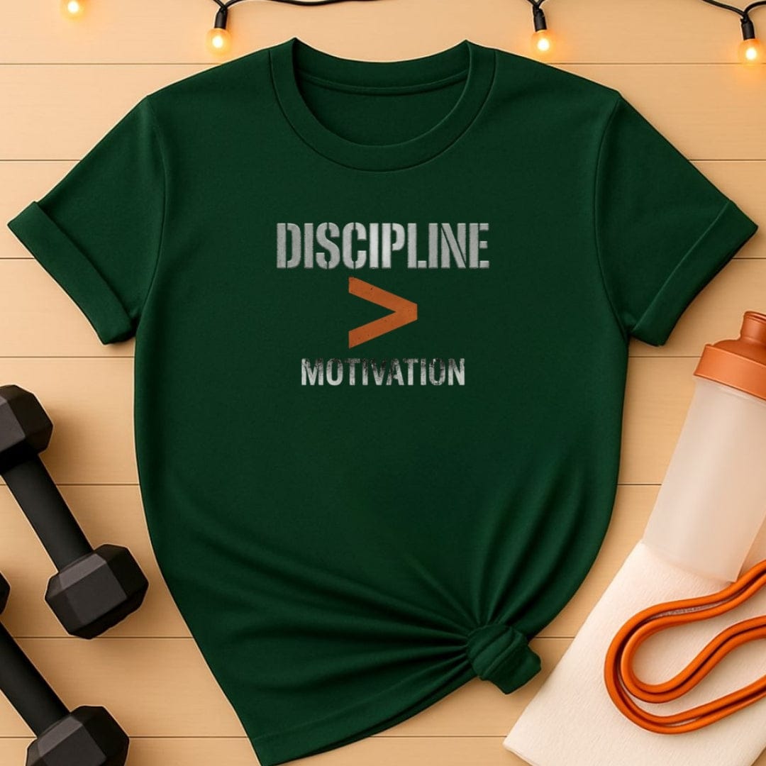 Discipline Over Motivation T-Shirt