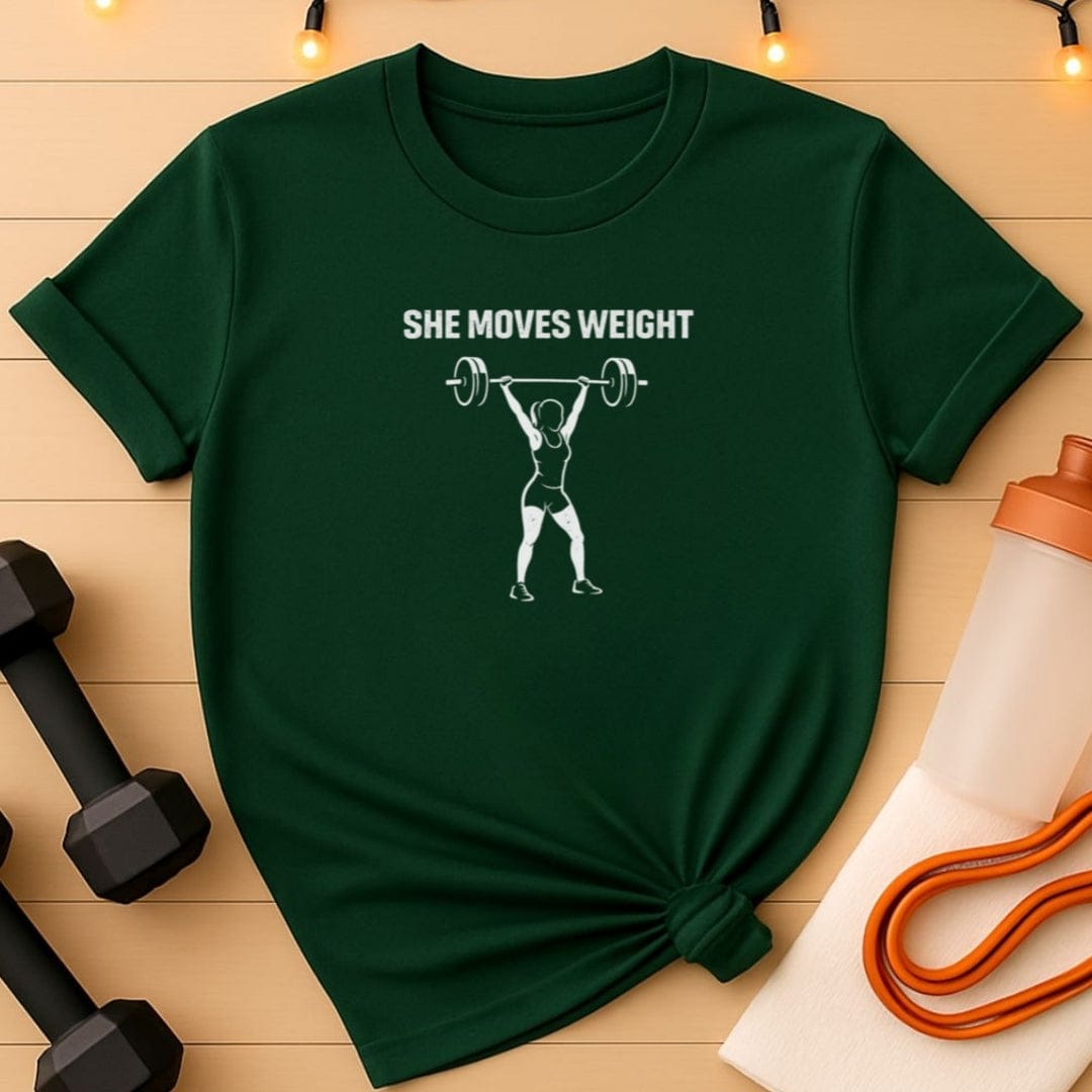She Moves Weight Women's Gym T-Shirt