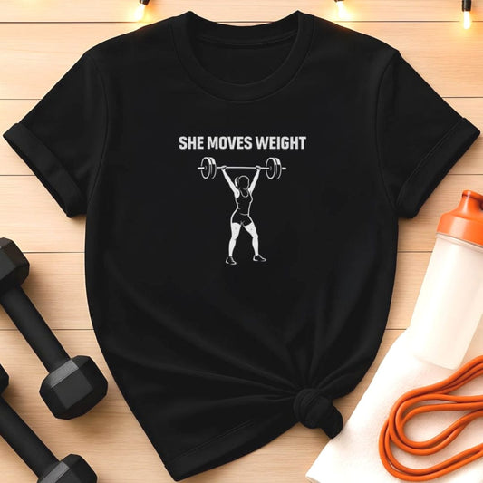 She Moves Weight Women's Gym T-Shirt
