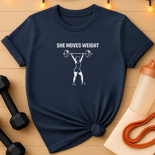 She Moves Weight Women's Gym T-Shirt