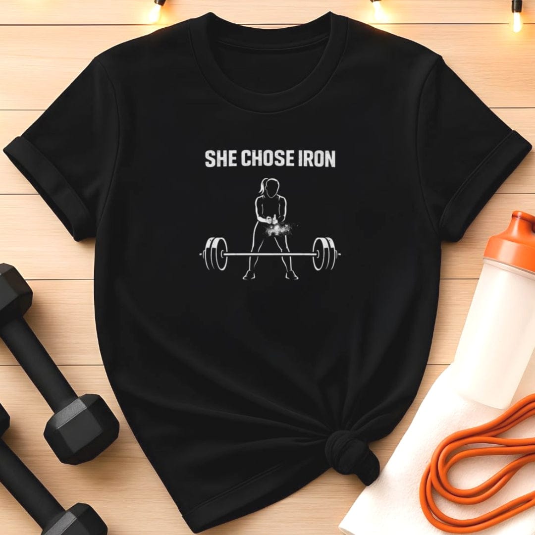 She Chose Iron Women's Gym T-Shirt