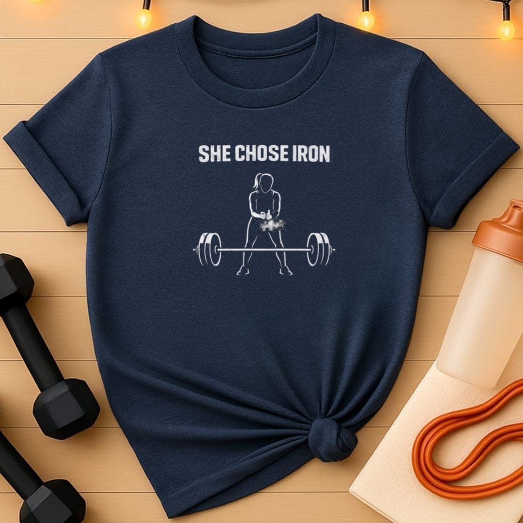 She Chose Iron Women's Gym T-Shirt